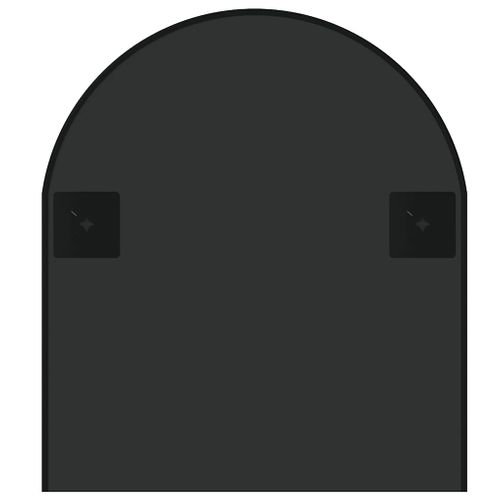 Miroir Mural Noir 100x45 Cm Ovale