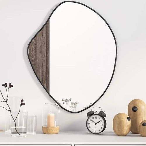 Miroir Mural Noir 60x50 Cm