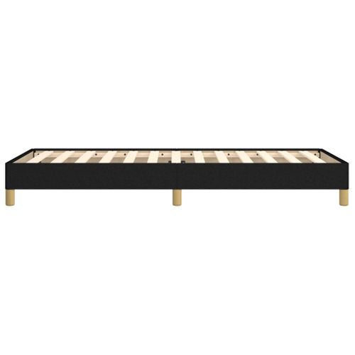 Cadre De Lit Noir 90x200 Cm Tissu