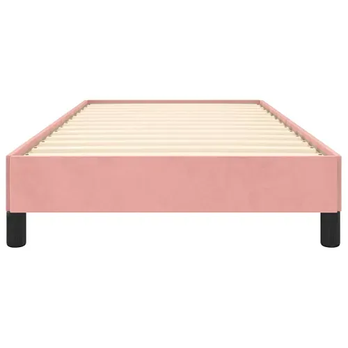 Cadre De Lit Sans Matelas Rose 90x190 Cm Velours