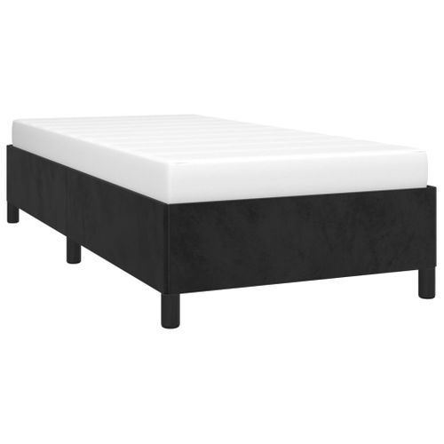 Cadre De Lit Noir 80x200 Cm Velours