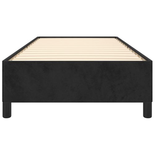 Cadre De Lit Noir 80x200 Cm Velours