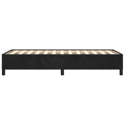 Cadre De Lit Noir 80x200 Cm Velours