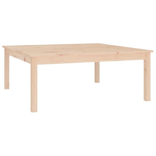 Table Basse 100x100x40 Cm Bois Massif De Pin