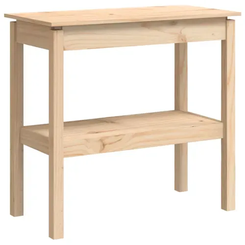 Table Console 80x40x75 Cm Bois Massif De Pin