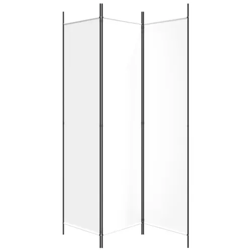 Paravent 3 Panneaux Blanc 150x200 Cm Tissu