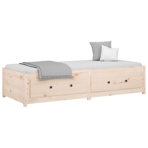 Lit De Jour Sans Matelas 90x190 Cm Bois De Pin Massif