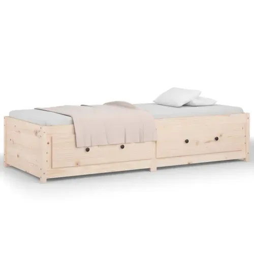 Lit De Jour Sans Matelas 90x190 Cm Bois De Pin Massif