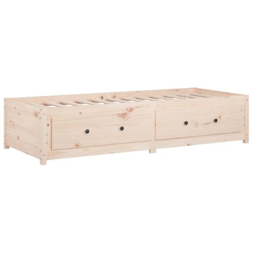 Lit De Jour Sans Matelas 90x190 Cm Bois De Pin Massif