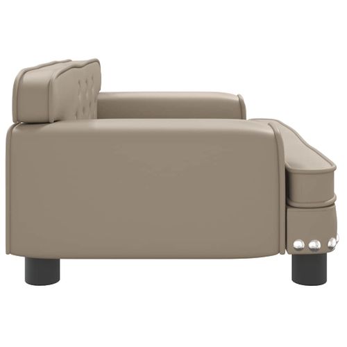 Lit Pour Chien Cappuccino 70x45x30 Cm Simili
