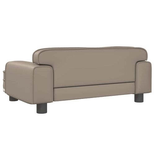 Lit Pour Chien Cappuccino 70x45x30 Cm Simili