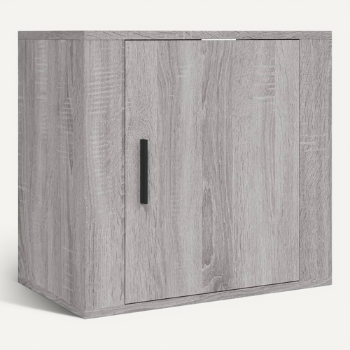 Table De Chevet Murale Sonoma Gris 50x30x47 Cm