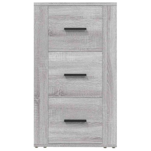 Buffet Sonoma Gris 40x33x70 Cm Bois Contreplaqué
