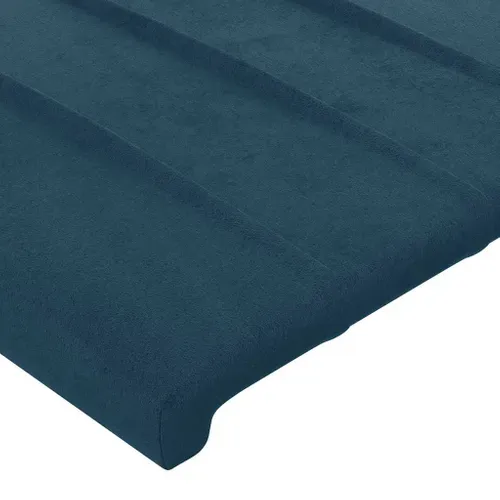 Tête De Lit Bleu Foncé 144 X 5 X 118/128 Cm Velours