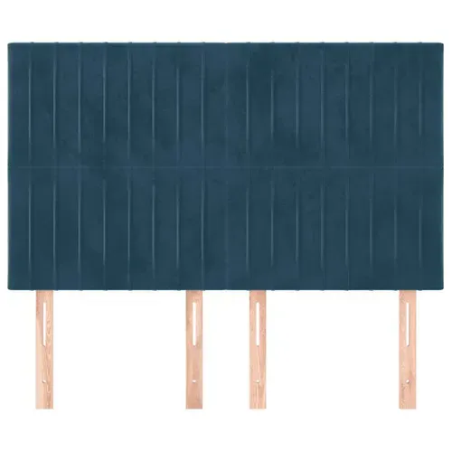 Tête De Lit Bleu Foncé 144 X 5 X 118/128 Cm Velours