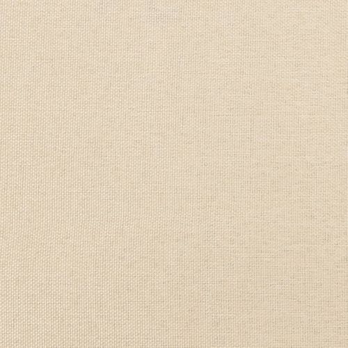 Tête De Lit Crème 144x5x118/128 Cm Tissu