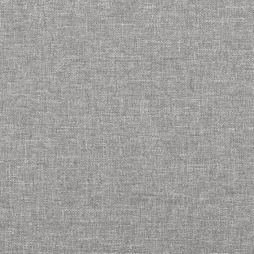 Tête De Lit Gris Clair 180 X 5 X 118/128 Cm Tissu
