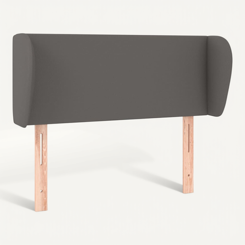 Tête De Lit Avec Oreilles Gris 83x23x78/88 Cm Simili