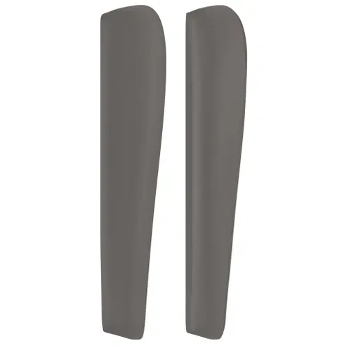 Tête De Lit Avec Oreilles Gris 163x23x118/128 Cm Simili