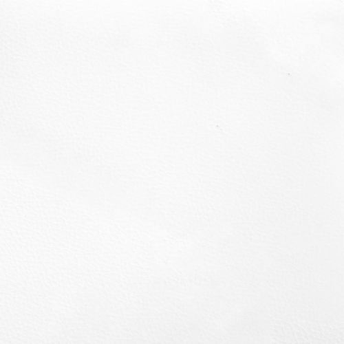 Tête De Lit Avec Oreilles Blanc 203x23x118/128 Cm Similicuir