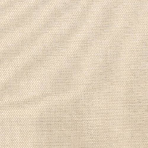 Tête De Lit Avec Oreilles Crème 83x16x78/88 Cm Tissu
