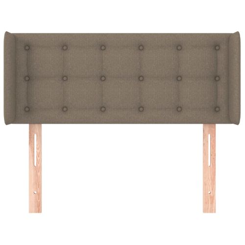Tête De Lit Avec Oreilles Taupe 93x16x78/88 Cm Tissu
