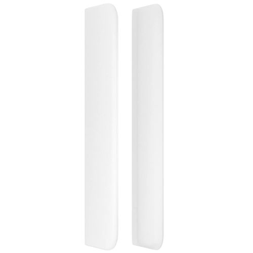 Tête De Lit Avec Oreilles Blanc 147x16x118/128 Cm Simili