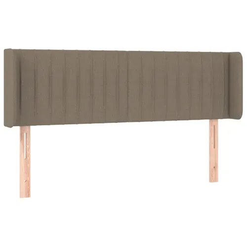 Tête De Lit À LED Taupe 147x16x78/88 Cm Tissu