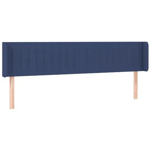 Tête De Lit À LED Bleu 183x16x78/88 Cm Tissu
