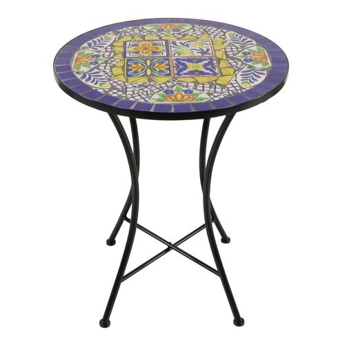 Amélie Table Et Chaise Bistrot, 2 Chaises 1 Table,  Ensemble Bistro Extérieur Mosaique