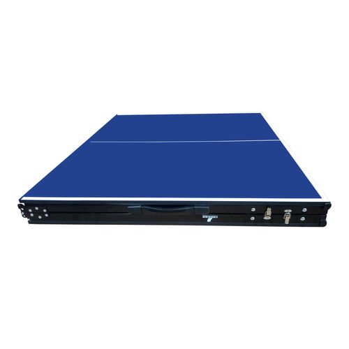 Table De Ping Pong Midi 1800 Portable Bleu Cadre Robuste Aluminium