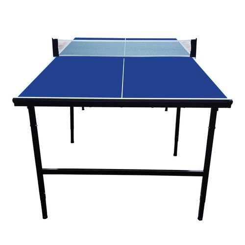 Table De Ping Pong Midi 1800 Portable Bleu Cadre Robuste Aluminium