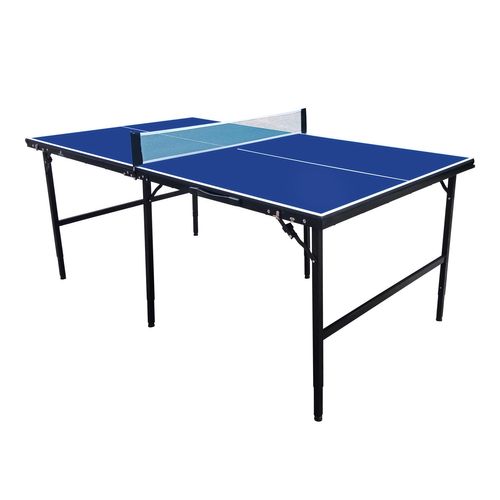 Table De Ping Pong Midi 1800 Portable Bleu Cadre Robuste Aluminium