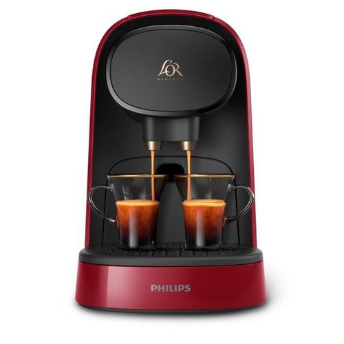 Machine à Café à Capsules Double Espresso L'or Barista Lm8012/51 - Rouge + 9 Capsules