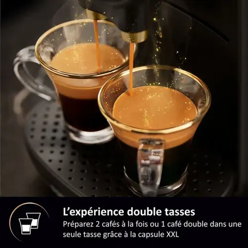 Machine À Café Double Expresso Nespresso L'or Barista Lm9012/40 - Bleu Nuit