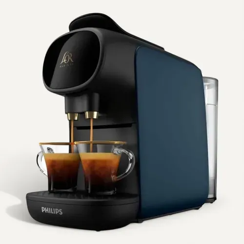 Machine À Café Double Expresso Nespresso L'or Barista Lm9012/40 - Bleu Nuit