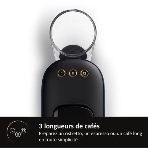 Machine À Café Double Expresso Nespresso L'or Barista Lm9012/40 - Bleu Nuit