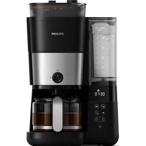Cafetière Filtre avec broyeur 1.2l 1000w Noir - HD7888.01