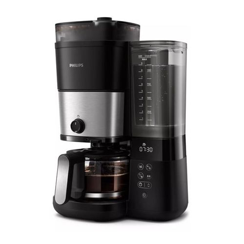 Cafetière Filtre avec broyeur 1.2l 1000w Noir - HD7888.01