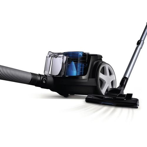 Aspirateur Traineau Sans Sac - Fc9331/09 - 900 W - 1,5 L - Noir Intense Et Bleu