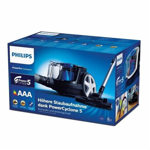 Aspirateur Traineau Sans Sac - Fc9331/09 - 900 W - 1,5 L - Noir Intense Et Bleu