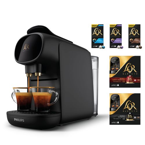 Expresso à capsules PHILIPS LM9012/65 Noir vue de face