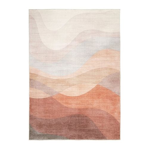Tapis Moderne - Field Terracotta/rouge - Rectangle - 80x150 Cm
