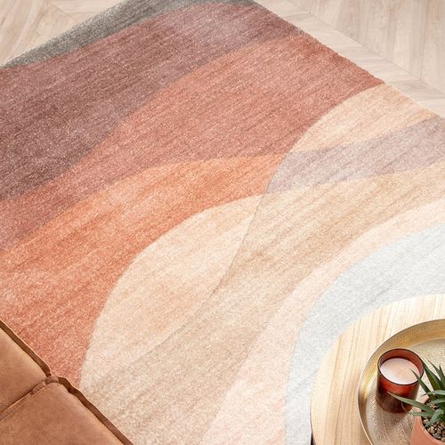 Tapis Moderne - Field Terracotta/rouge - Rectangle - 80x150 Cm