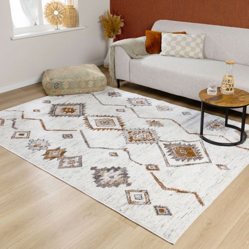 Tapis Berbère - Blend Aztec Terracotta - Rectangle - 80x150 Cm