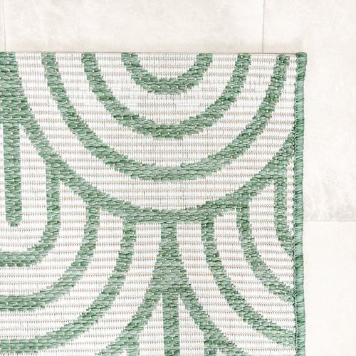 Tapis D'extérieur - Summer Arch Vert - Rectangle - 120x170 Cm
