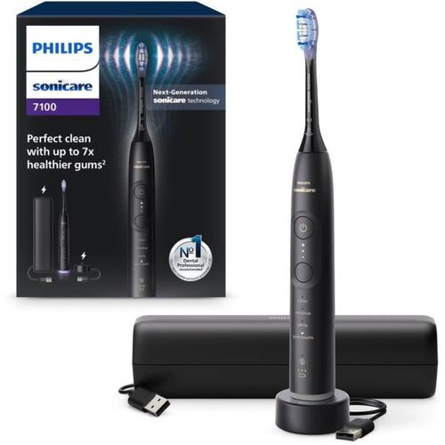 Brosse À Dents électrique Rechargeable 4 Modes 3 Niveaux Sonicare
