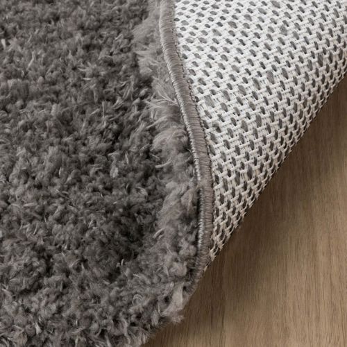 Tapis Shaggy Ovale - Blaze Gris - Ovale - 160x230 Cm
