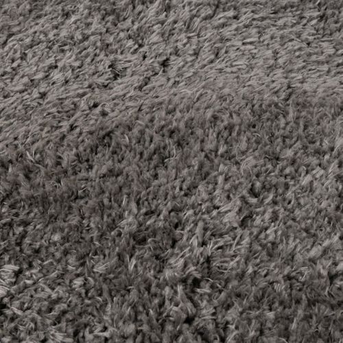 Tapis Shaggy Ovale - Blaze Gris - Ovale - 160x230 Cm