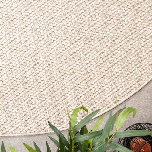 Tapis D'extérieur Rond - Costa Sable - Rond - D. 160 Cm